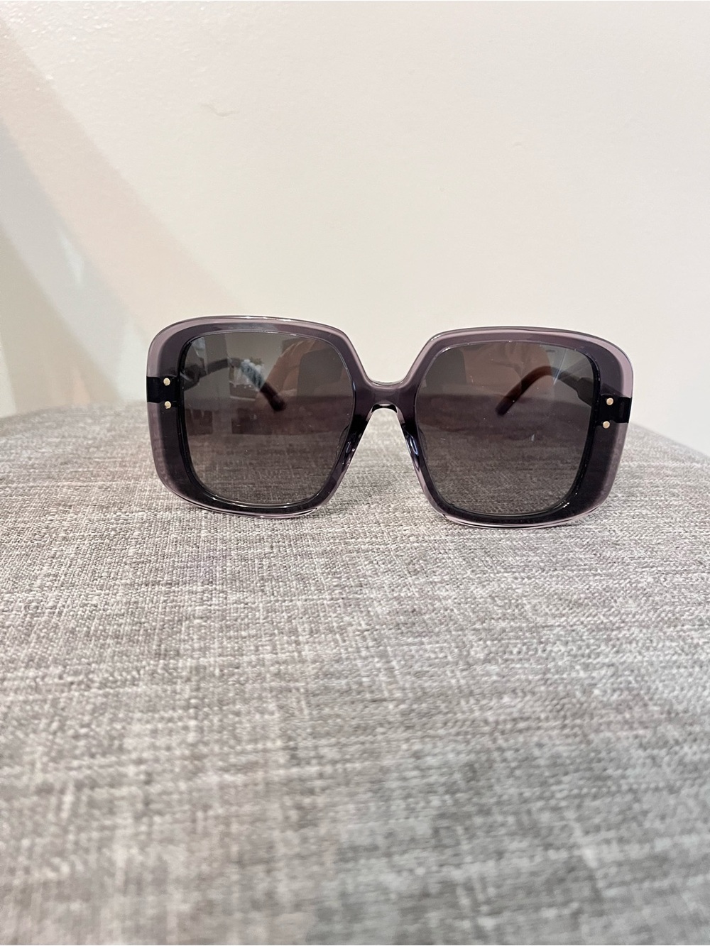 Dior Oversized Square Sunglasses in Soft Purple
